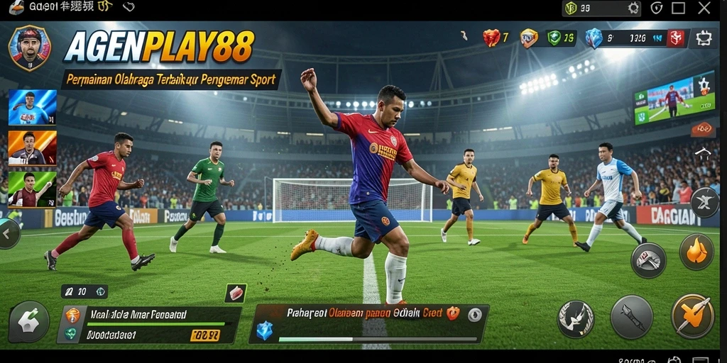 Tampilan menarik dari gameplay olahraga di AGENPLAY88.