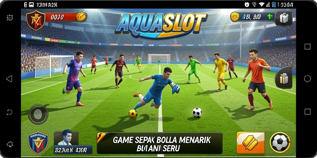 Tampilan gameplay AquaSlot yang menegangkan dan kompetitif.
