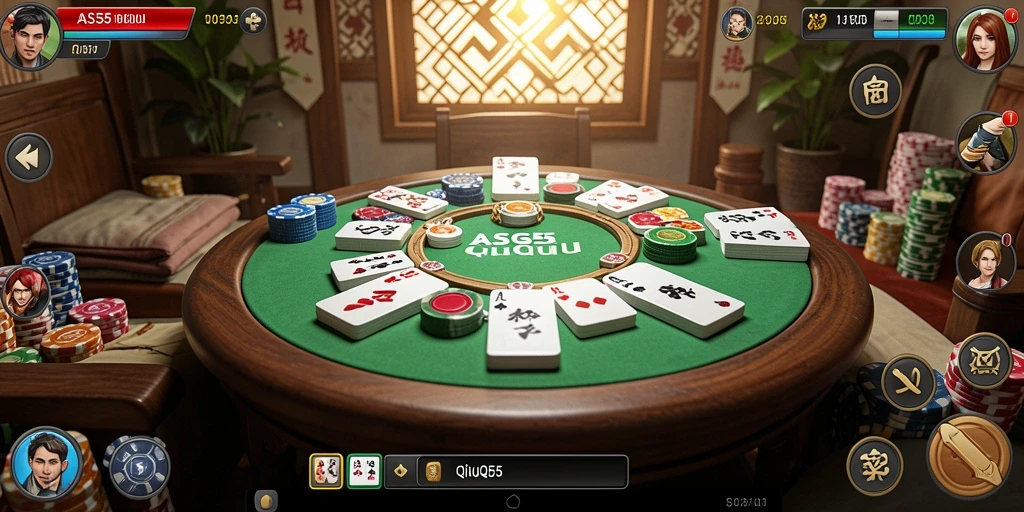 Tampilan gameplay QiuQiu yang penuh aksi dari ASG55.