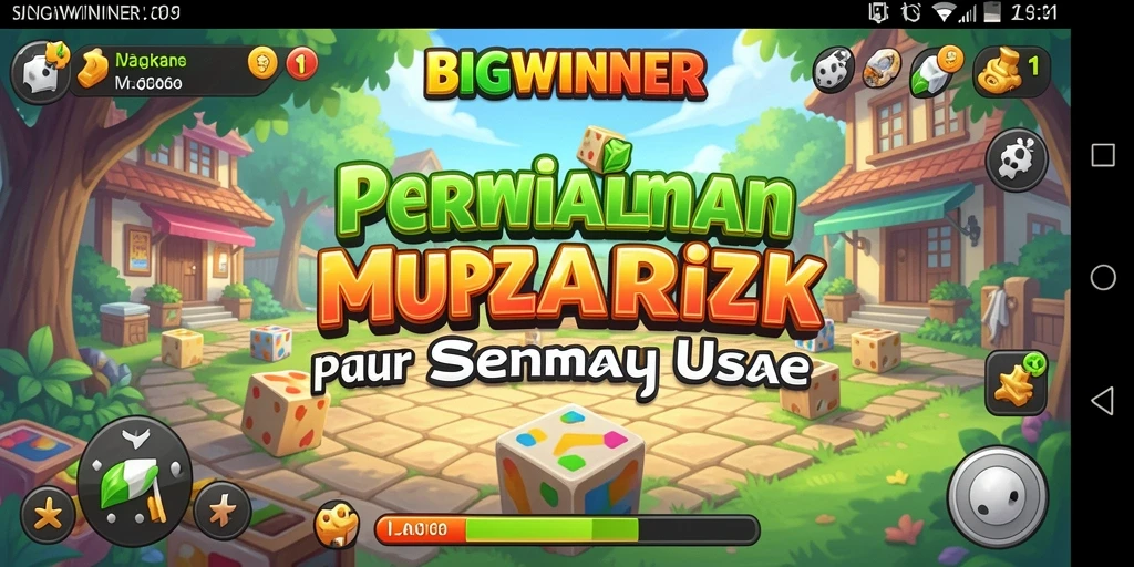 Tampilan gameplay <strong>BIGWINNER</strong> menampilkan warna-warna cerah dan desain menarik.