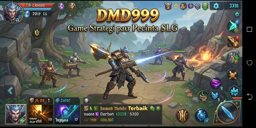 Screenshot DMD999 menampilkan aksi strategi yang menegangkan dalam permainan.