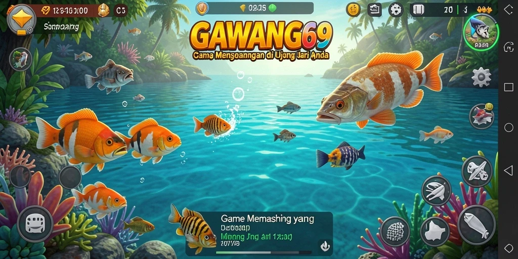 Tangkapan ikan yang menakjubkan dalam gameplay GAWANG69.