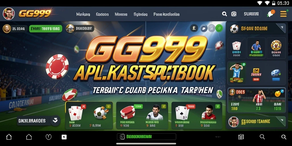 Tampilan gameplay GG999 yang menarik dan interaktif saat bertaruh.