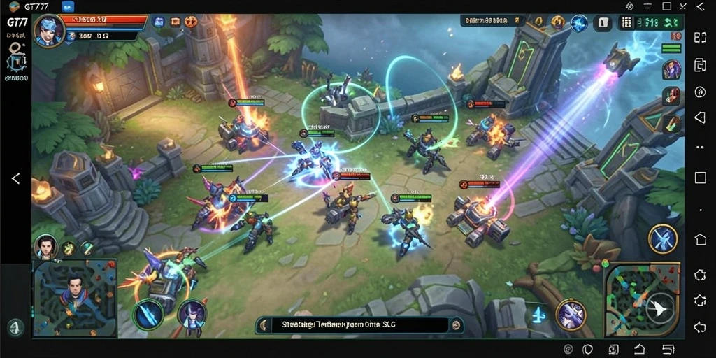 Tampilan gameplay GT777 yang mendebarkan dan strategis.