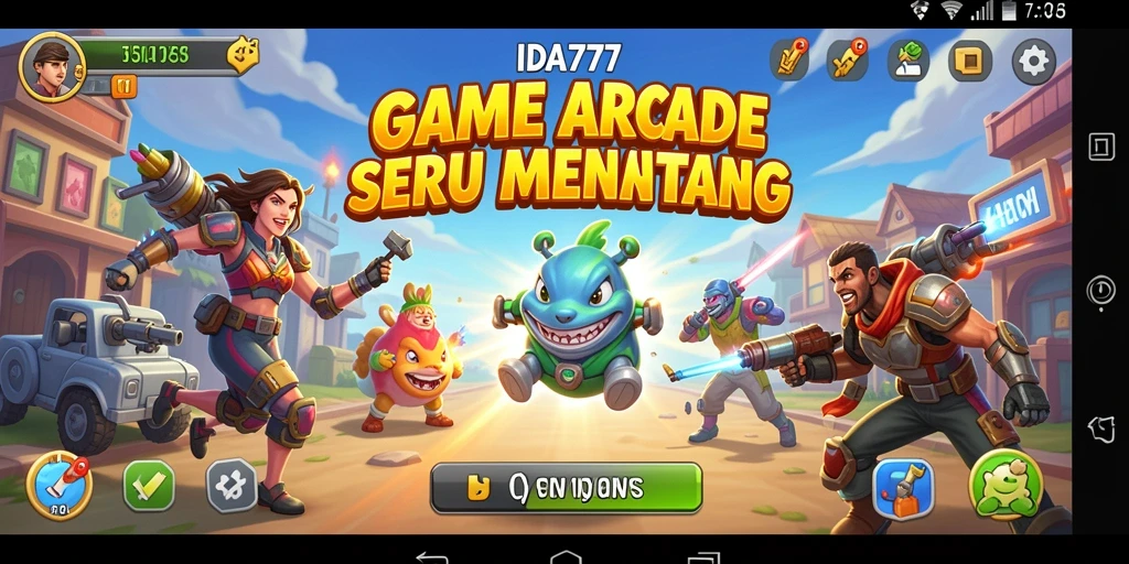 Tampilan gameplay menarik dari game arcade IDA777 yang penuh tantangan.