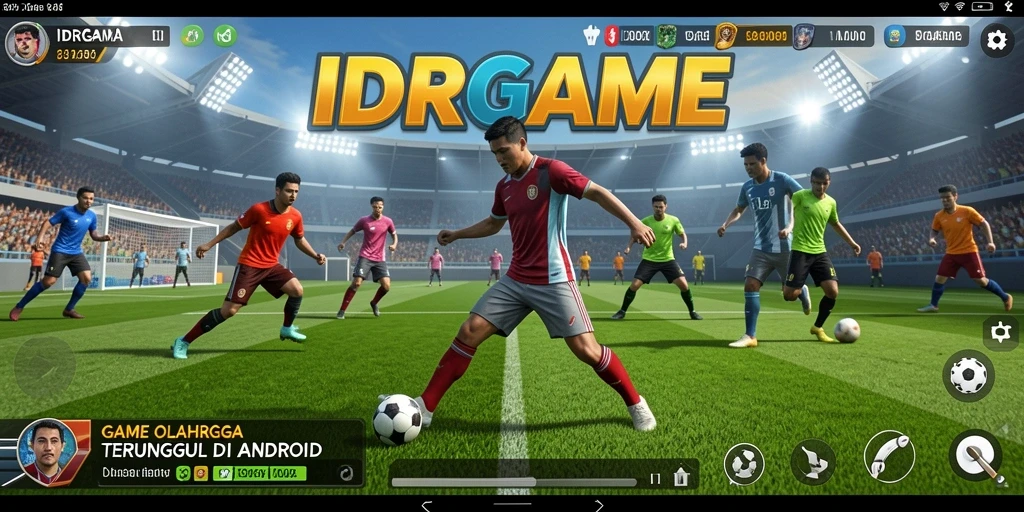 Tampilan gameplay seru dalam <strong>IDRGAME</strong> dengan banyak pilihan olahraga.