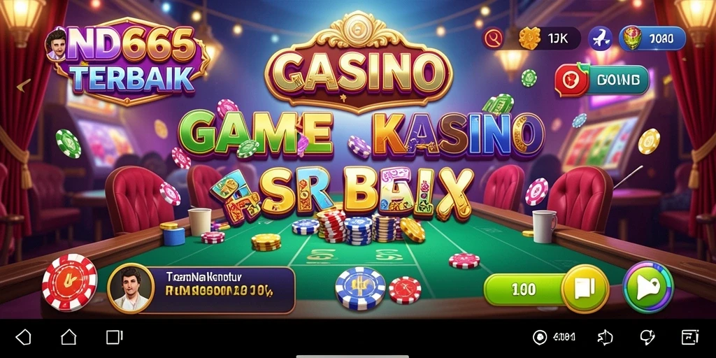 Tampilan gameplay seru dari aplikasi Kasino IND666.