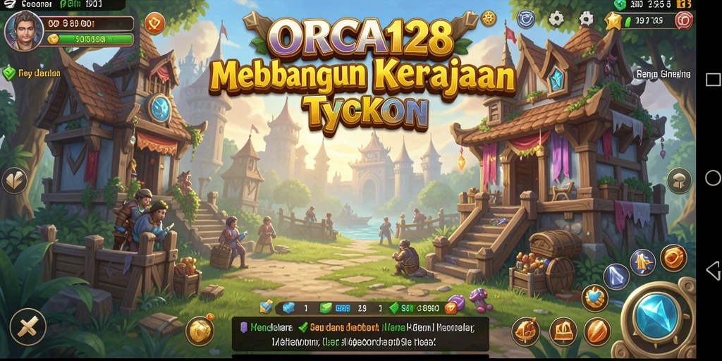 Tampilan gameplay ORCA128 yang menarik dan penuh tantangan.