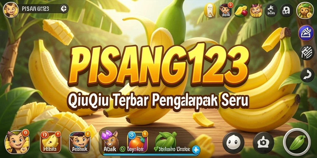 Gameplay seru PISANG123 dalam aksi kartu QiuQiu.