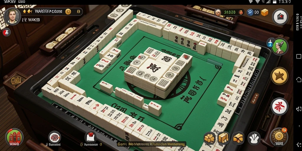 Screenshot utama WAK89 menampilkan gameplay Mahjong yang mengasyikkan.